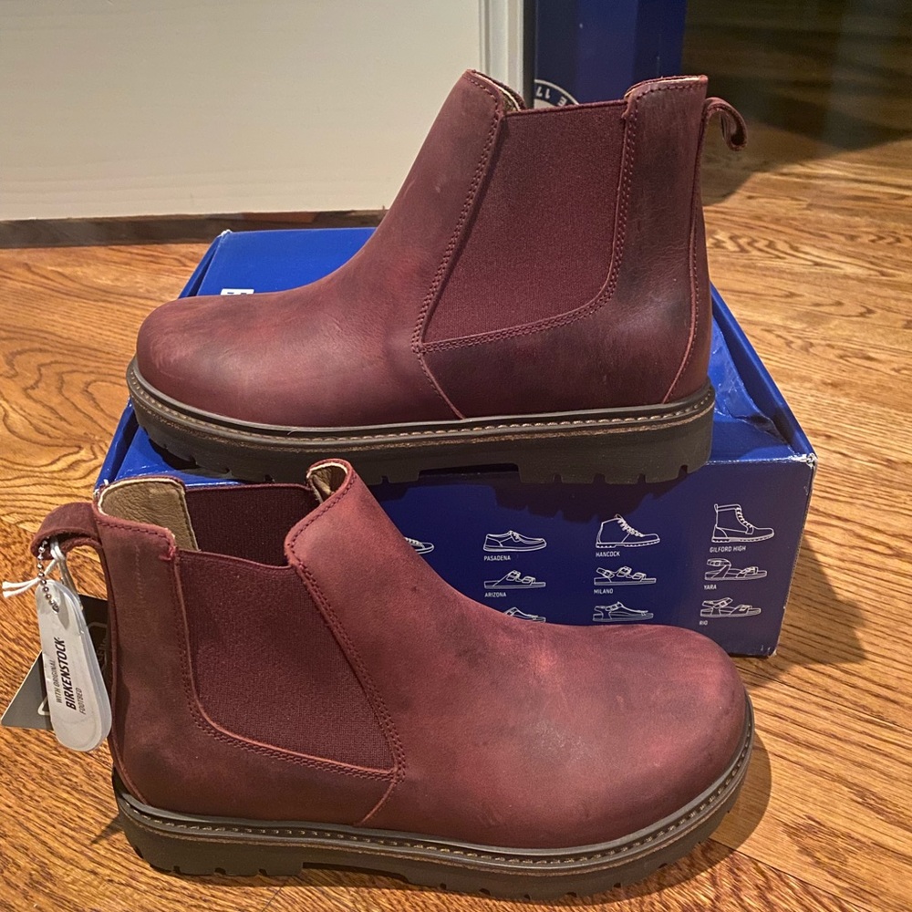 Birkenstock Stalon burgundy boots Asst new